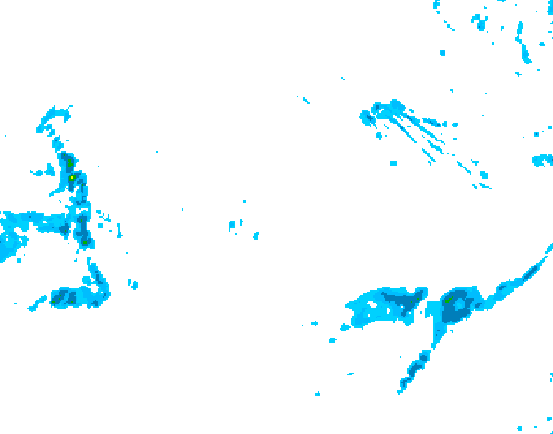 GDPS precipitation 042 hour forecast chart for Canada based on 2026/01/09 1200Z data