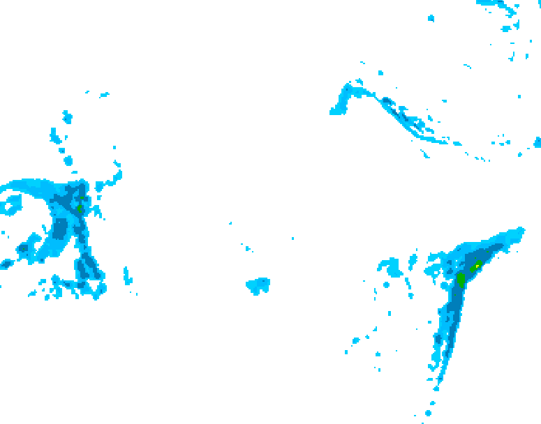 GDPS precipitation 054 hour forecast chart for Canada based on 2026/01/09 1200Z data