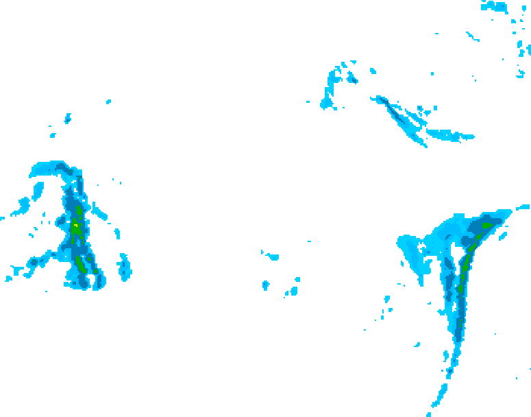 GDPS precipitation 060 hour forecast chart for Canada based on 2026/01/09 1200Z data