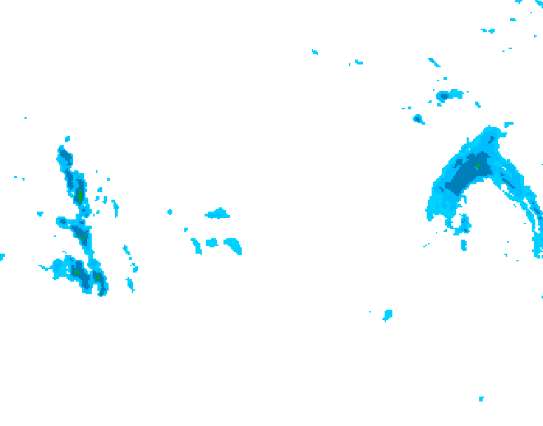 GDPS precipitation 078 hour forecast chart for Canada based on 2026/01/09 1200Z data