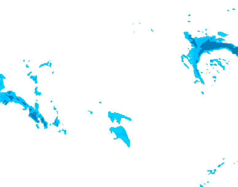 GDPS precipitation 090 hour forecast chart for Canada based on 2026/01/09 1200Z data