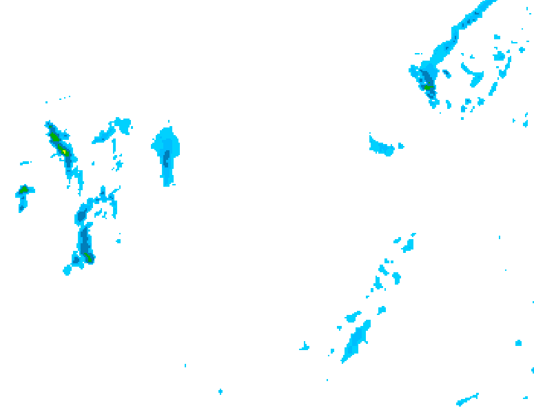GDPS precipitation 120 hour forecast chart for Canada based on 2026/01/09 1200Z data