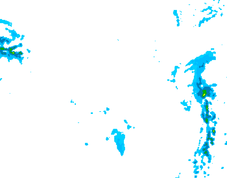 GDPS precipitation 156 hour forecast chart for Canada based on 2026/01/09 1200Z data