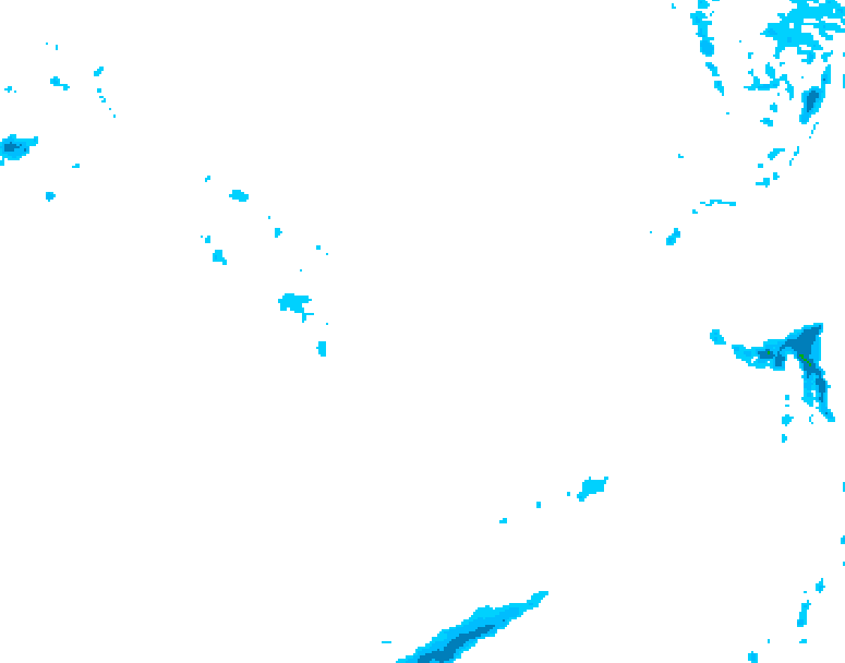 GDPS precipitation 210 hour forecast chart for Canada based on 2026/01/09 1200Z data