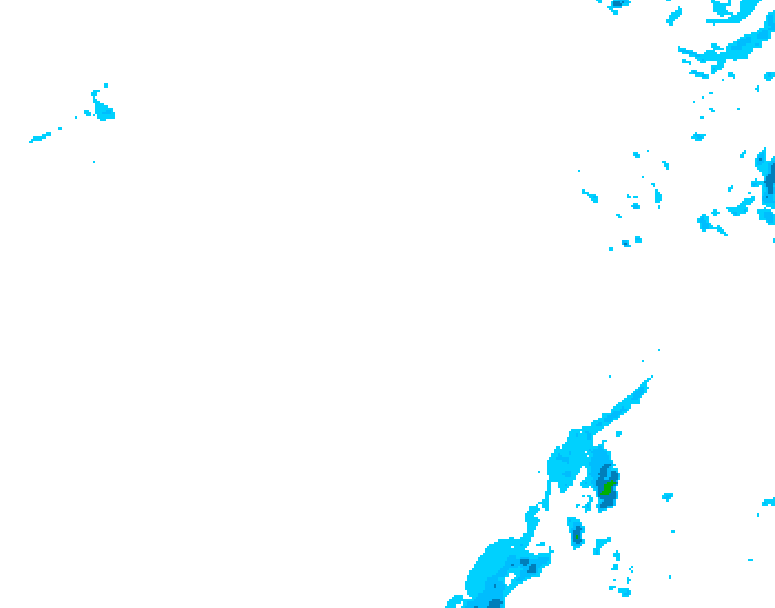 GDPS precipitation 228 hour forecast chart for Canada based on 2026/01/09 1200Z data