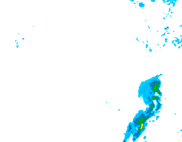 GDPS precipitation 240 hour forecast chart for Canada based on 2026/01/09 1200Z data