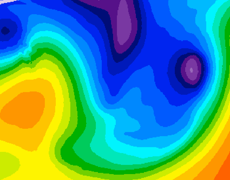 GDPS 500 millibar geopotential height 168 hour forecast chart for Canada based on 2026/01/10 0000Z data