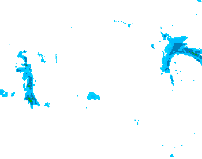 GDPS precipitation 072 hour forecast chart for Canada based on 2026/01/10 0000Z data