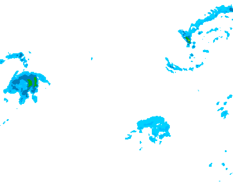GDPS precipitation 096 hour forecast chart for Canada based on 2026/01/10 0000Z data