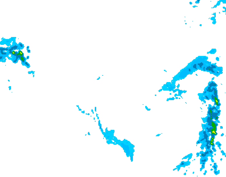 GDPS precipitation 144 hour forecast chart for Canada based on 2026/01/10 0000Z data