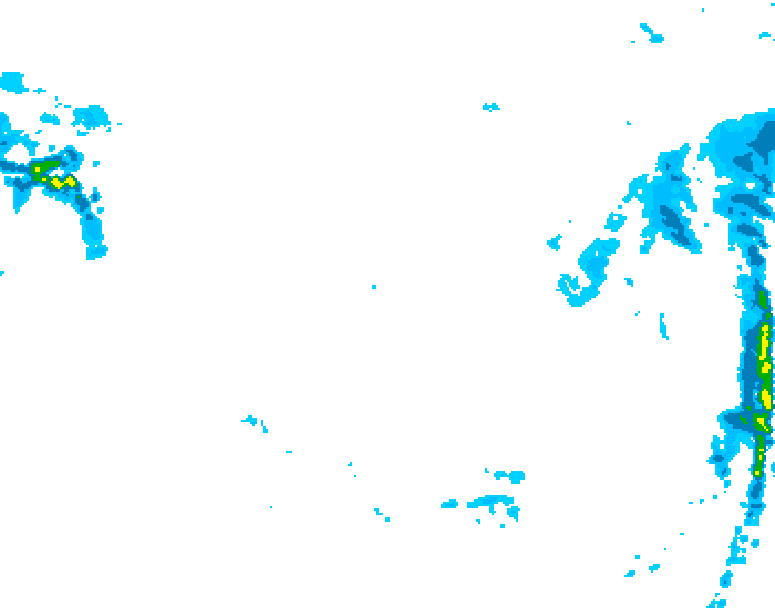 GDPS precipitation 156 hour forecast chart for Canada based on 2026/01/10 0000Z data