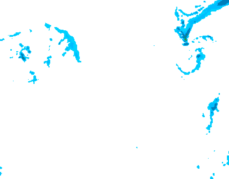 GDPS precipitation 180 hour forecast chart for Canada based on 2026/01/10 0000Z data