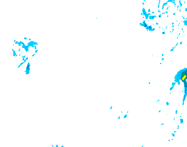 GDPS precipitation 234 hour forecast chart for Canada based on 2026/01/10 0000Z data