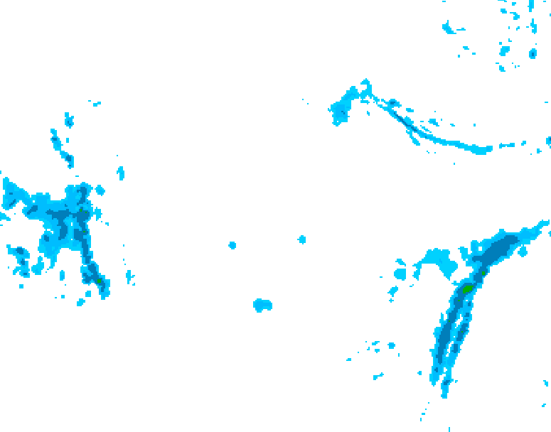 GDPS precipitation 030 hour forecast chart for Canada based on 2026/01/10 1200Z data