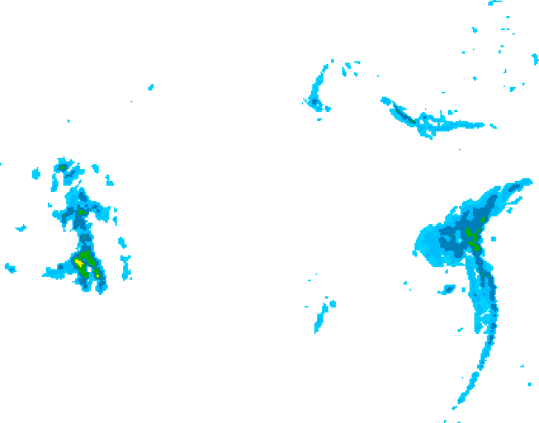 GDPS precipitation 042 hour forecast chart for Canada based on 2026/01/10 1200Z data