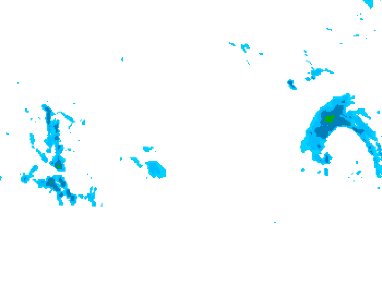 GDPS precipitation 054 hour forecast chart for Canada based on 2026/01/10 1200Z data