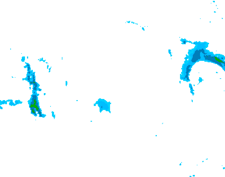 GDPS precipitation 060 hour forecast chart for Canada based on 2026/01/10 1200Z data