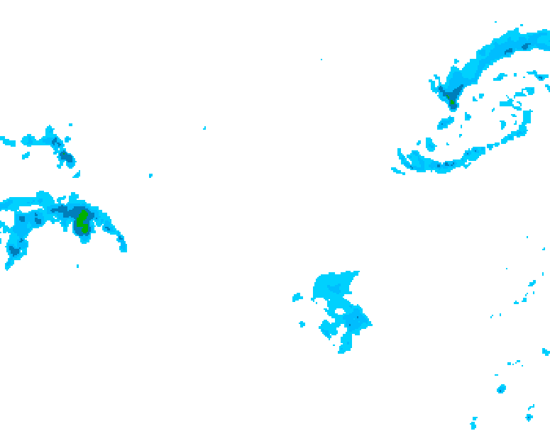 GDPS precipitation 078 hour forecast chart for Canada based on 2026/01/10 1200Z data