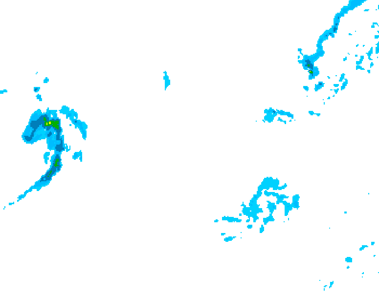 GDPS precipitation 090 hour forecast chart for Canada based on 2026/01/10 1200Z data