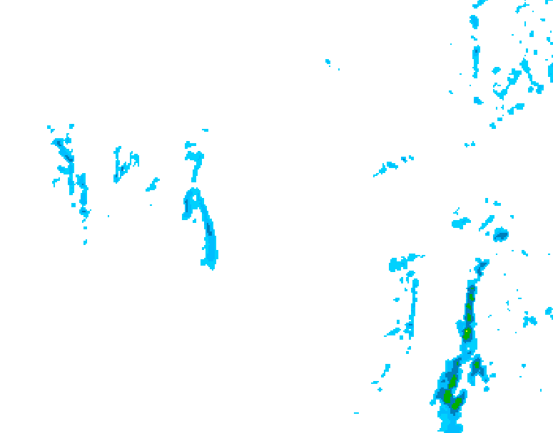 GDPS precipitation 108 hour forecast chart for Canada based on 2026/01/10 1200Z data
