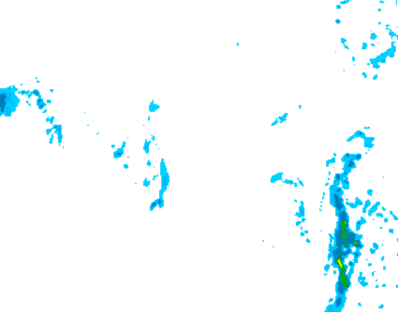 GDPS precipitation 114 hour forecast chart for Canada based on 2026/01/10 1200Z data