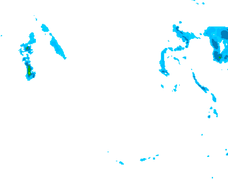 GDPS precipitation 156 hour forecast chart for Canada based on 2026/01/10 1200Z data