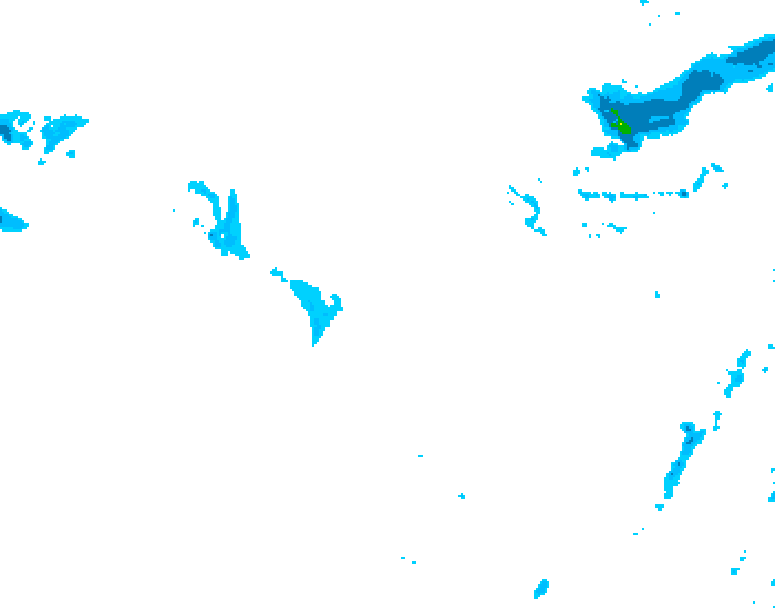 GDPS precipitation 168 hour forecast chart for Canada based on 2026/01/10 1200Z data