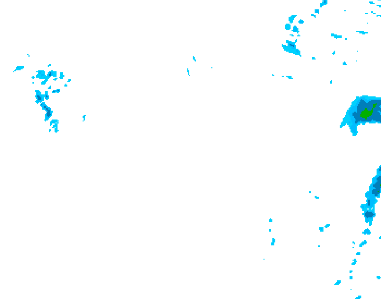 GDPS precipitation 222 hour forecast chart for Canada based on 2026/01/10 1200Z data