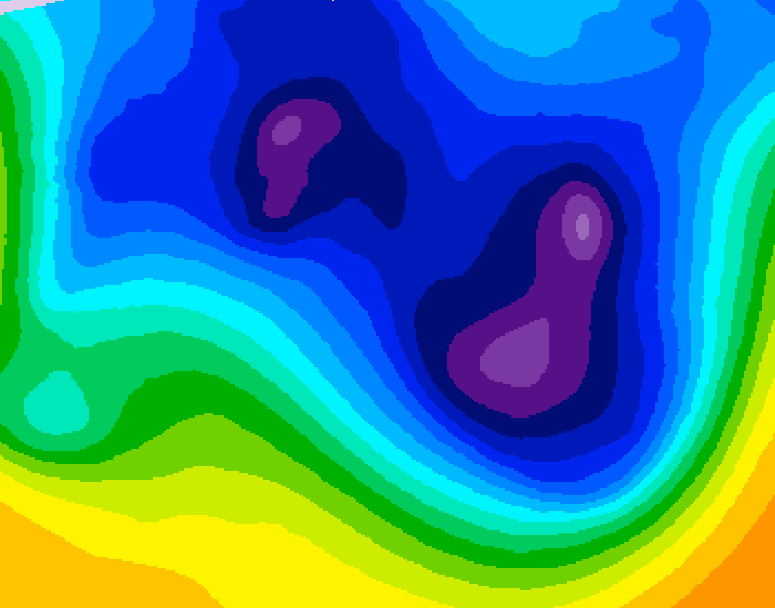 GDPS 500 millibar geopotential height 234 hour forecast chart for Canada based on 2026/01/11 0000Z data