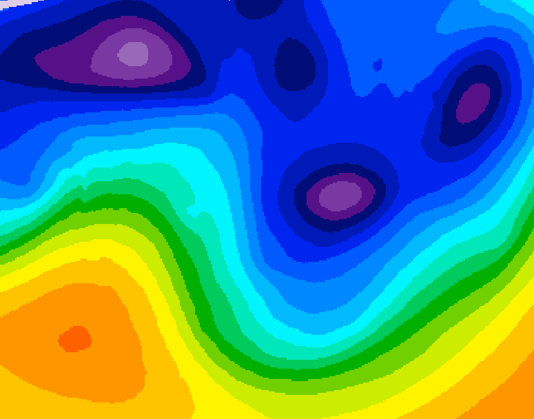 GDPS 500 millibar geopotential height 060 hour forecast chart for Canada based on 2026/01/11 1200Z data