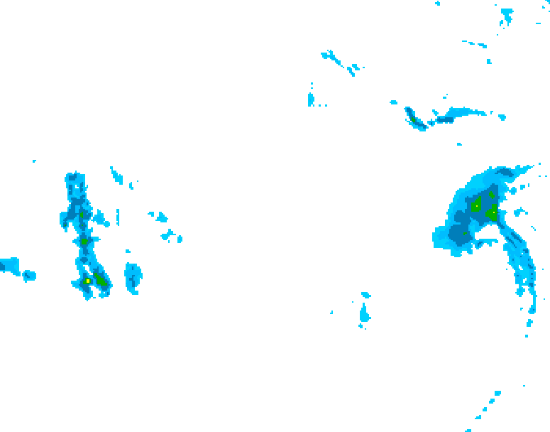 GDPS precipitation 036 hour forecast chart for Canada based on 2026/01/11 0000Z data