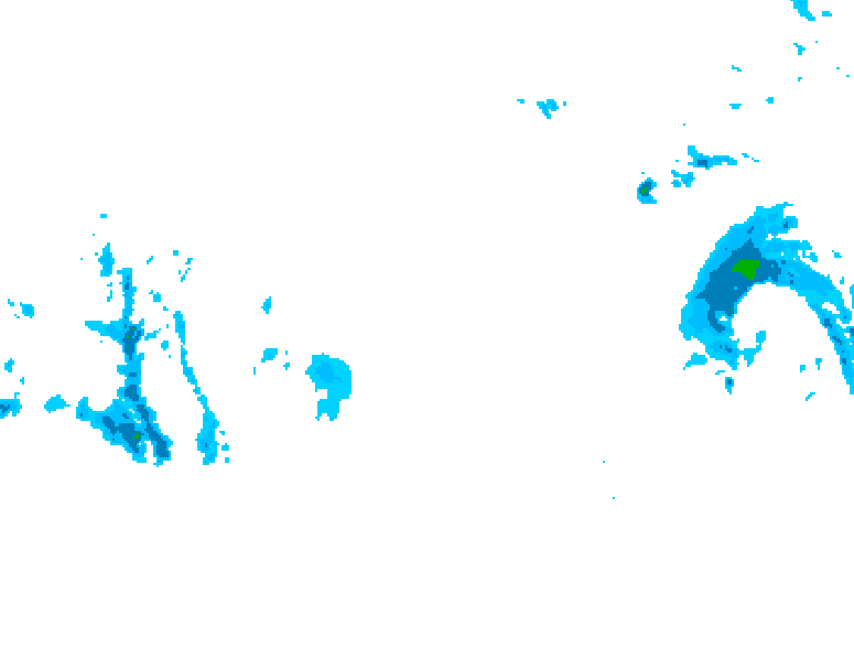 GDPS precipitation 042 hour forecast chart for Canada based on 2026/01/11 0000Z data