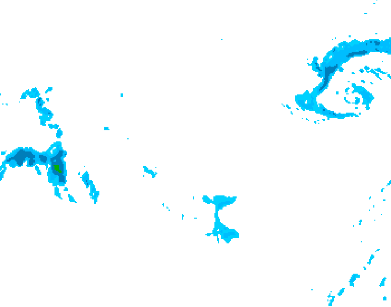 GDPS precipitation 060 hour forecast chart for Canada based on 2026/01/11 0000Z data
