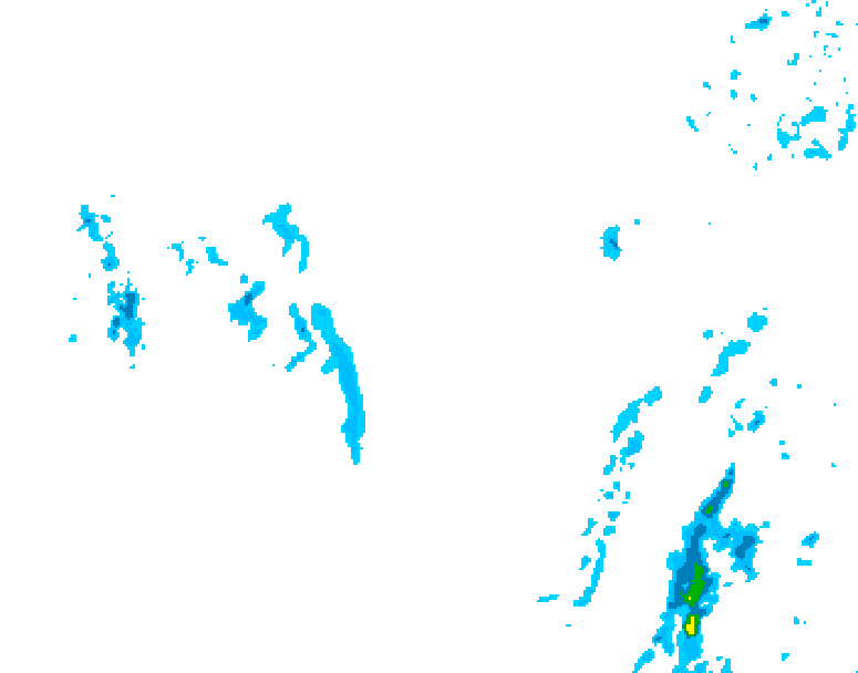 GDPS precipitation 096 hour forecast chart for Canada based on 2026/01/11 0000Z data