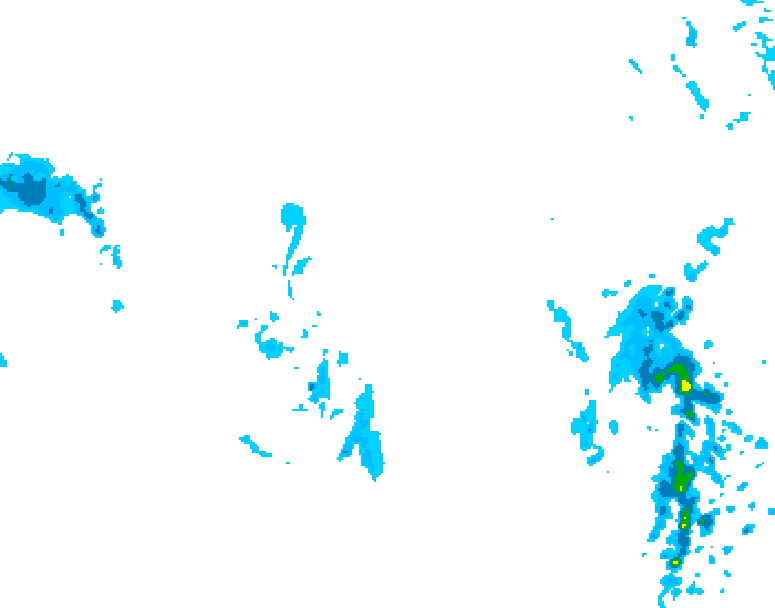 GDPS precipitation 108 hour forecast chart for Canada based on 2026/01/11 0000Z data