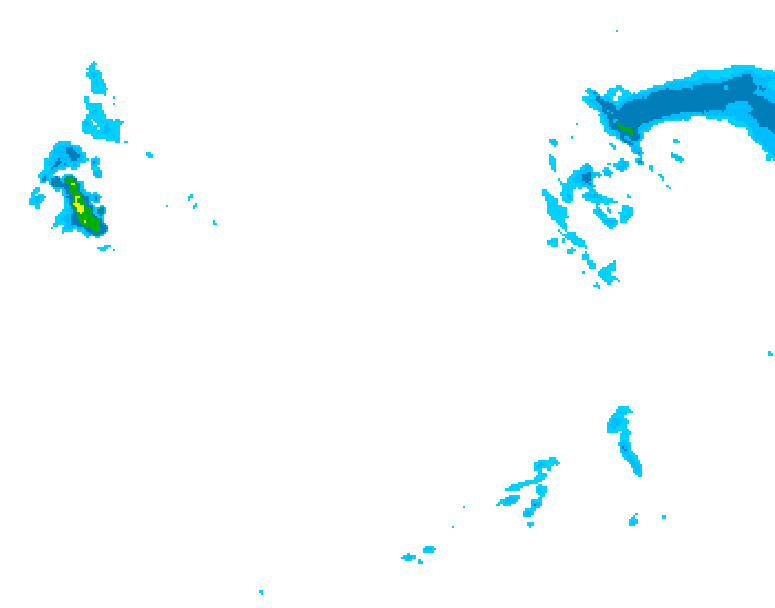 GDPS precipitation 144 hour forecast chart for Canada based on 2026/01/11 0000Z data