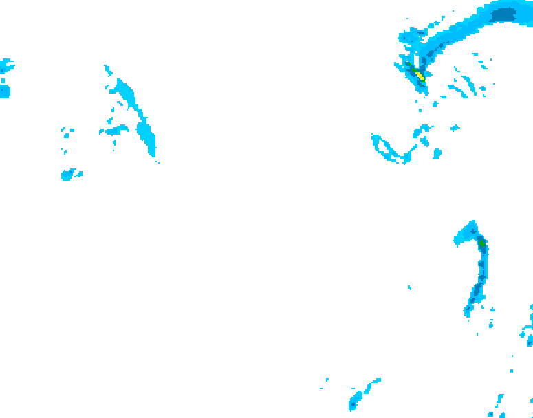 GDPS precipitation 156 hour forecast chart for Canada based on 2026/01/11 0000Z data