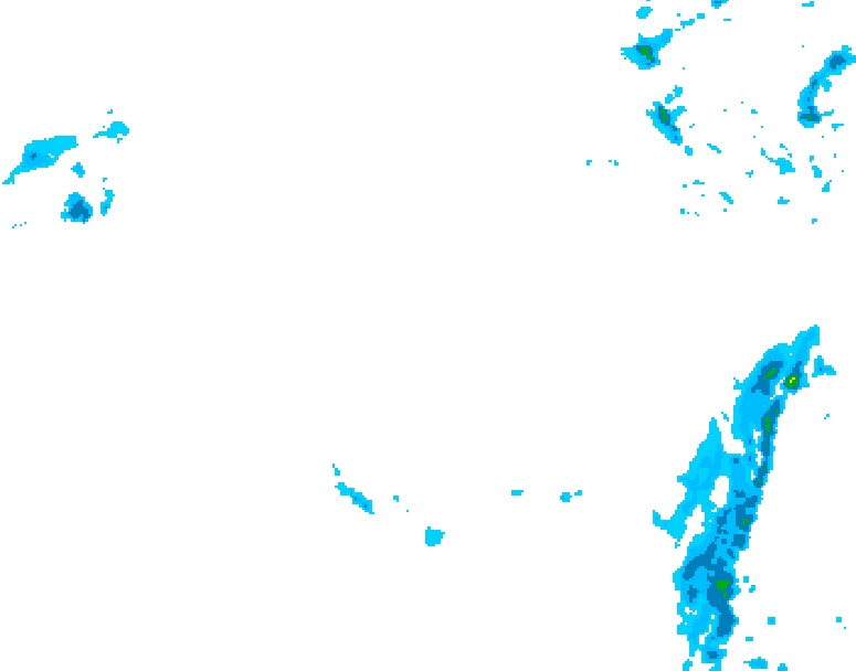 GDPS precipitation 186 hour forecast chart for Canada based on 2026/01/11 0000Z data
