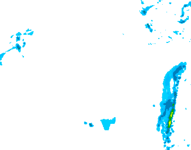 GDPS precipitation 192 hour forecast chart for Canada based on 2026/01/11 0000Z data