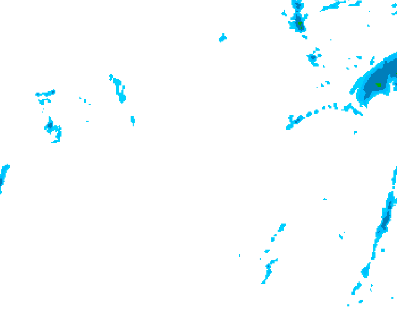 GDPS precipitation 210 hour forecast chart for Canada based on 2026/01/11 0000Z data