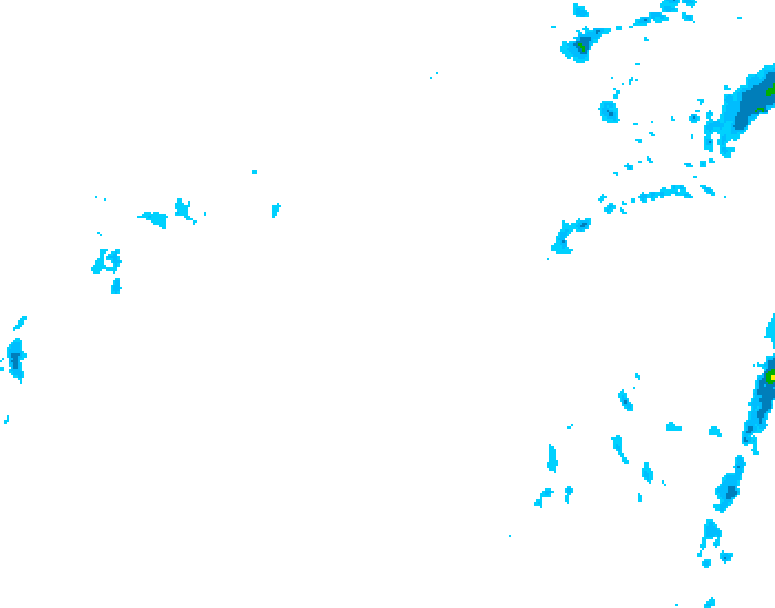 GDPS precipitation 216 hour forecast chart for Canada based on 2026/01/11 0000Z data