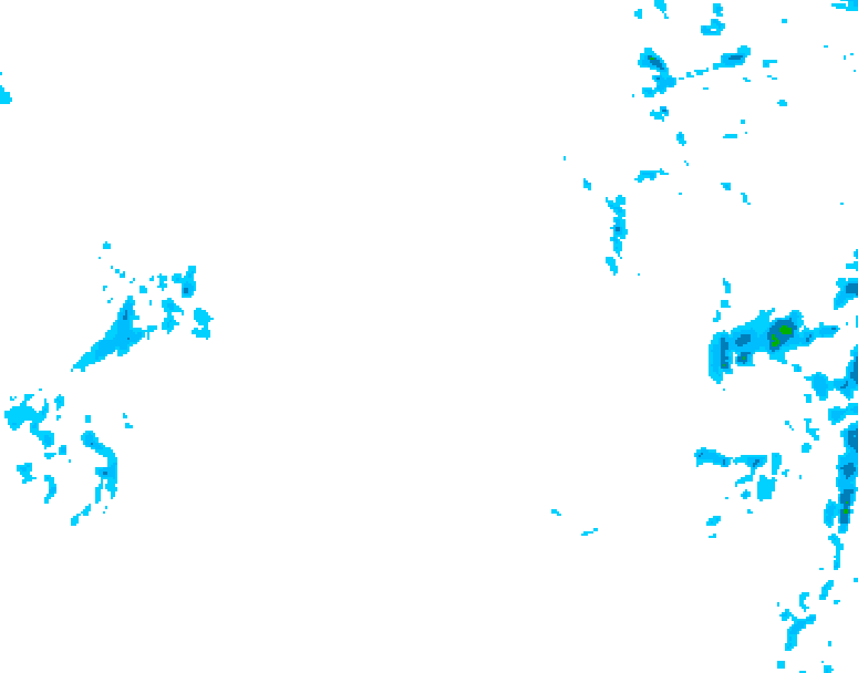 GDPS precipitation 234 hour forecast chart for Canada based on 2026/01/11 0000Z data