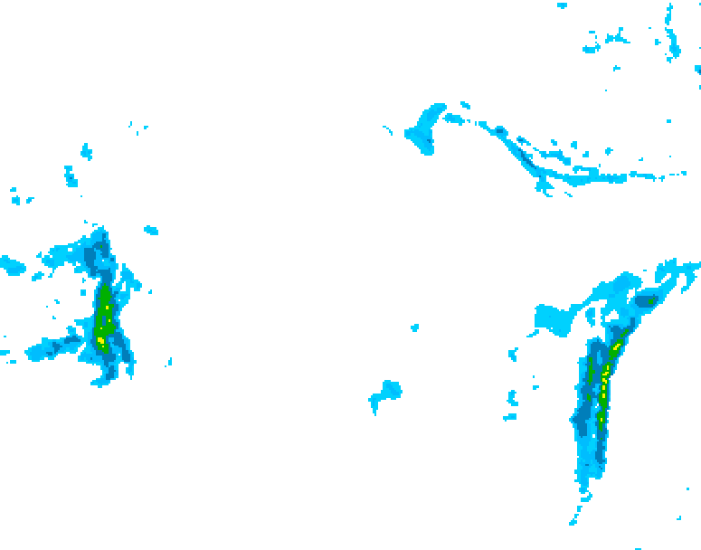 GDPS precipitation 012 hour forecast chart for Canada based on 2026/01/11 1200Z data