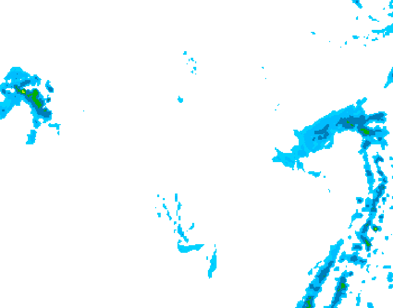 GDPS precipitation 108 hour forecast chart for Canada based on 2026/01/11 1200Z data