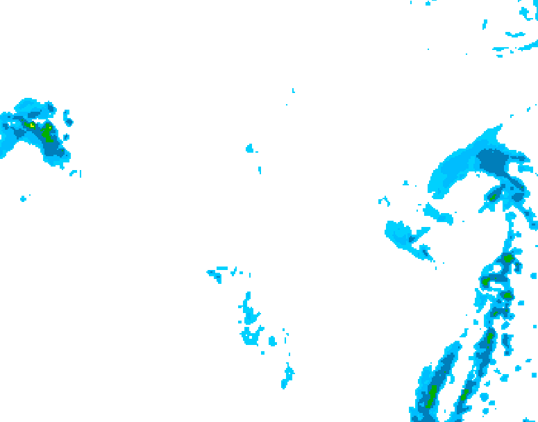 GDPS precipitation 096 hour forecast chart for Canada based on 2026/01/12 0000Z data