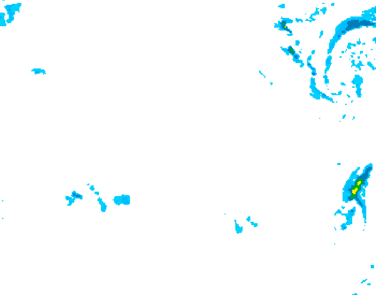 GDPS precipitation 234 hour forecast chart for Canada based on 2026/01/12 0000Z data