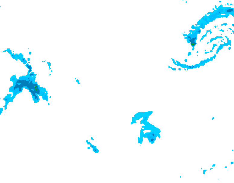 GDPS precipitation 030 hour forecast chart for Canada based on 2026/01/12 1200Z data