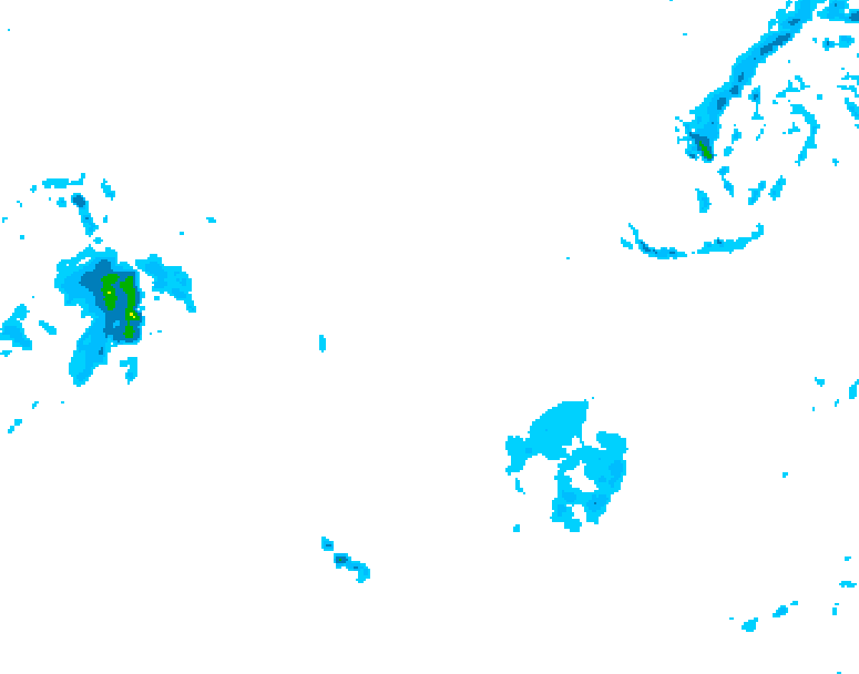 GDPS precipitation 036 hour forecast chart for Canada based on 2026/01/12 1200Z data