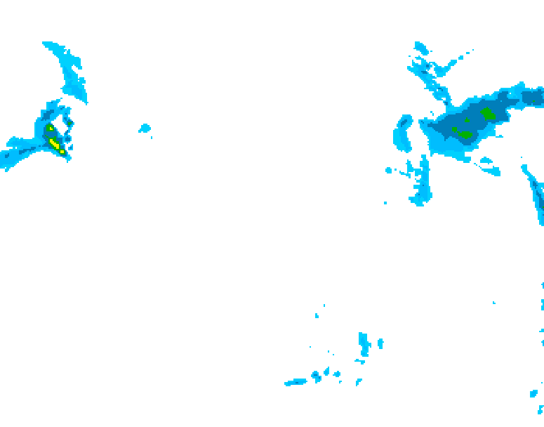 GDPS precipitation 108 hour forecast chart for Canada based on 2026/01/12 1200Z data