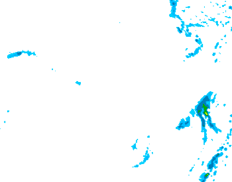 GDPS precipitation 144 hour forecast chart for Canada based on 2026/01/12 1200Z data